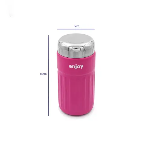 ابعاد مینی فلاسک 320 میل لیتر Enjoy کد H-5