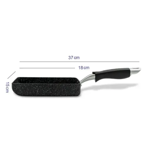 تابه گرانیتی مستطیل سارا سایز 18x15