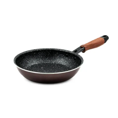 تابه سوپر گرانیتی دسته چوبی سایز 20 مدل 20-71556 ژاپن