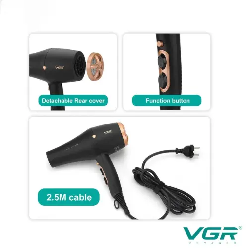 سیستم و متعلقات سشوار VGR-462
