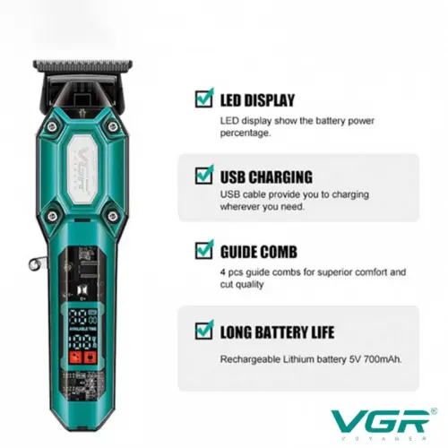 ویژگی های ماشین اصلاح شارژی VGR-900