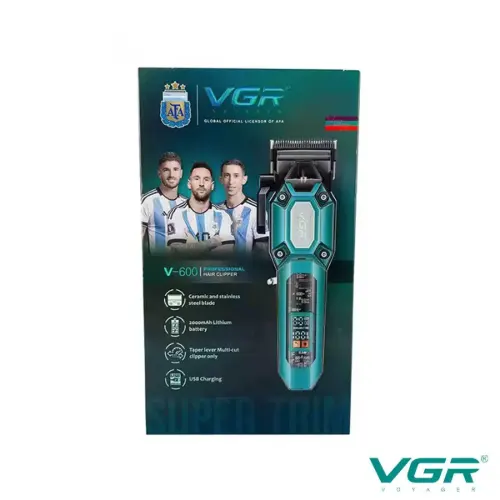 تصویر جعبه ماشین اصلاح شارژی VGR-600
