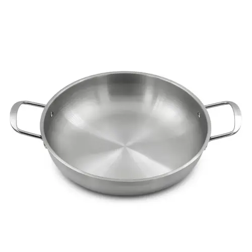 ماهیتابه استیل 201 گود دو دسته سایز 29 S-28P