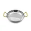 ماهیتابه استیل دسته طلایی داخل چکشی سایز 24 POT-24