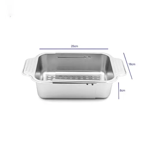 خرید آبکش و سبد سینک صافی استیل کشویی B2035