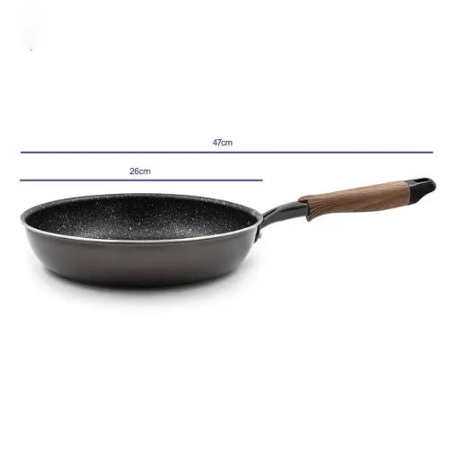 قیمت تابه سوپر گرانیتی دسته چوبی سایز 26 مدل 26-71558 ژاپن