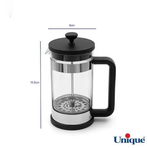 ابعاد فرنچ پرس یونیک UN-3003 گنجایش 600 میلی لیتر
