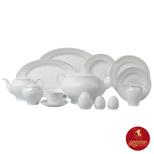 سرویس سیلوان 12 نفره چینی زرین 102پارچه ایتالیا اف 12 نفره