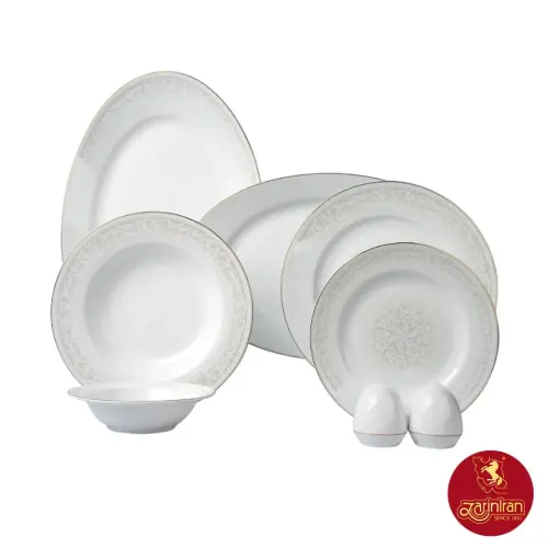 قیمت سرویس سیلوان 12 نفره چینی زرین 102پارچه ایتالیا اف 12 نفره
