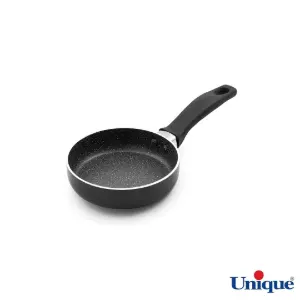 تابه تک دسته سایز 14 یونیک کف گرانیت مشکی UN-8113