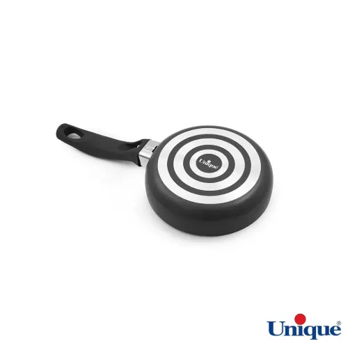 خرید تابه تک دسته سایز 14 یونیک کف گرانیت مشکی UN-8113