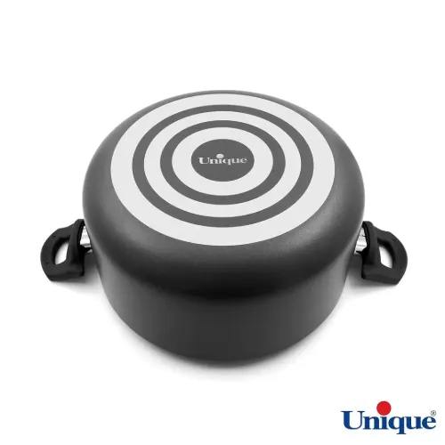 قیمت قابلمه سایز 32 یونیک کف گرانیت مشکی UN-8111