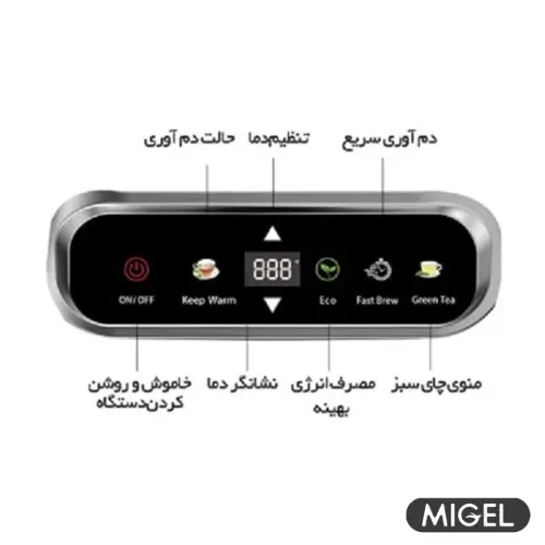 پنل چای ساز میگل مدل GTS 291