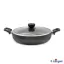 تابه دو دسته یونیک سایز 32 کف گرانیت طوسی تیره UN-8128