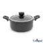 قابلمه سایز 24 یونیک کف گرانیت طوسی تیره UN-8108