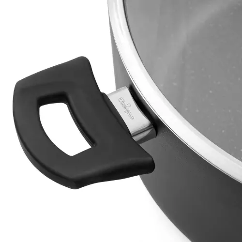 قیمت قابلمه سایز 24 یونیک کف گرانیت طوسی تیره UN-8108