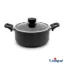 قابلمه سایز 24 یونیک کف گرانیت مشکی UN-8107