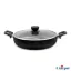تابه دو دسته یونیک سایز 32 گرانیت مشکی UN-8127