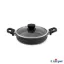 تابه دو دسته سایز 24 یونیک کف گرانیت طوسی تیره UN-8124