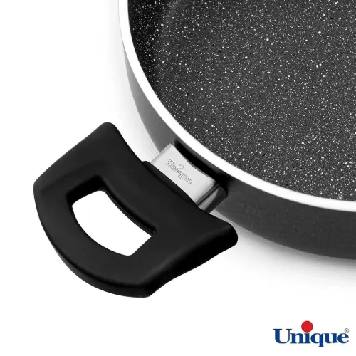 قیمت تابه دو دسته یونیک سایز 24 گرانیت مشکی UN-8123