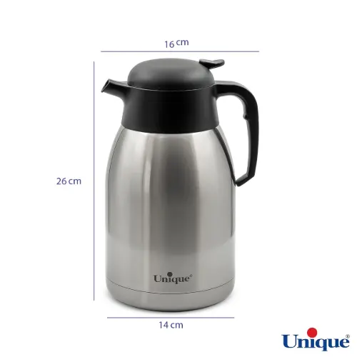 فلاسک 2 لیتر استیل بدون شیشه یونیک