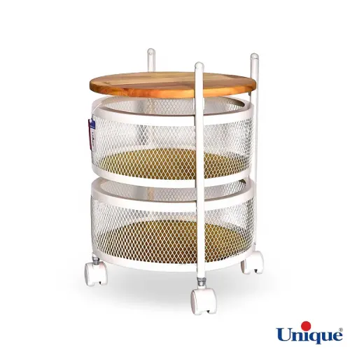 سبد سیب زمینی پیاز یونیک 2 طبقه توری گرد UN-2854