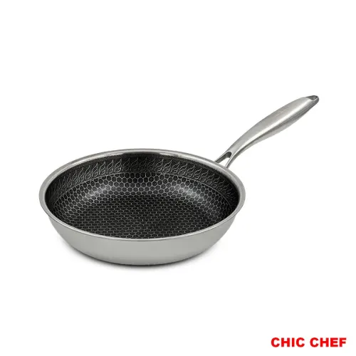 تابه استیل کربنی تک دسته چیک چف مدل CC8161-26