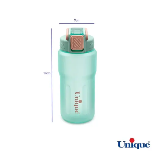 ابعاد بطری آب پلاستیکی 680 میلی لیتر یونیک UN-1914