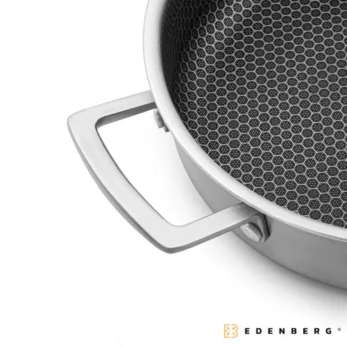 قیمت تابه استیل کربنی دو دسته EDENBERG 14921 سایز 24