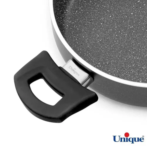 قیمت تابه دو دسته 28 یونیک کف گرانیت طوسی تیره UN-8126