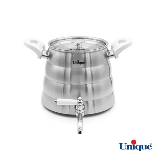 قیمت کتری و قوری 4 لیتر شیر دار استیل یونیک UN-7250