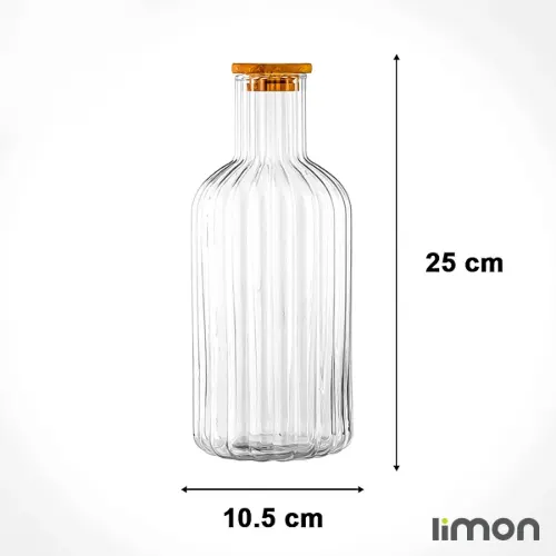 بطری درب چوبی