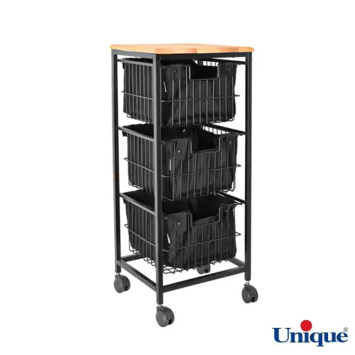 سبد سیب زمینی و پیاز 3 طبقه یونیک پارچه باکس UN-2901