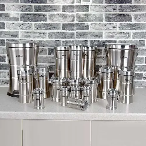 قیمت سرویس آشپزخانه 18 پارچه یونیک کمرباریک تمام استیل UN-4600