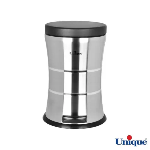 قیمت سرویس آشپزخانه 18 پارچه یونیک کمرباریک استیل با درب مشکی UN-4620
