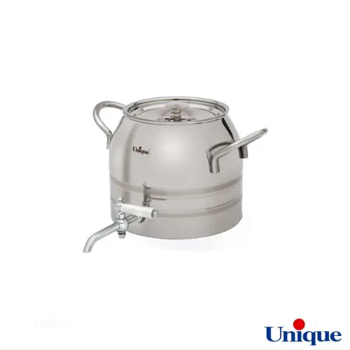 کتری و قوری استیل 4 لیتر دسته استیل یونیک کد UN-7226