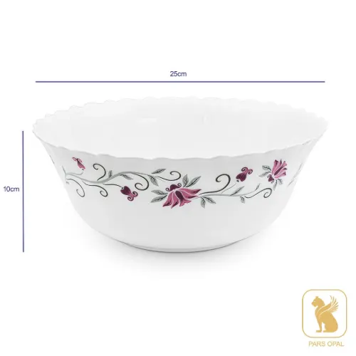 قیمت سالاد خوری 240 پارس اپال طرح لیندا کد 124