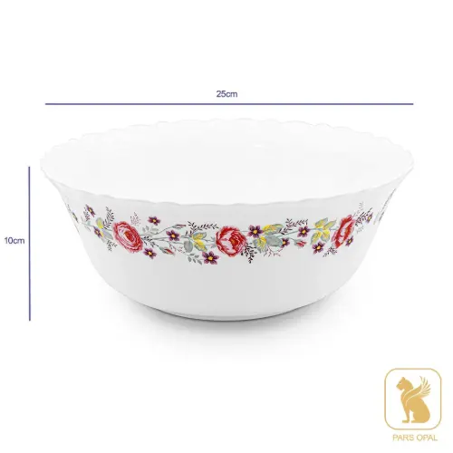 قیمت سالاد خوری 240 پارس اپال طرح دنیز کد 230