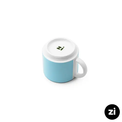 قیمت فنجان قهوه خوری چینی زرین ZI فرم اس پاستل آبی سایز 6