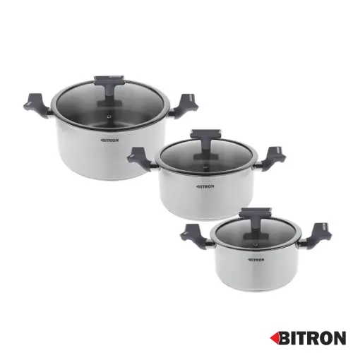 قیمت سرویس قابلمه بایترون 12 پارچه مدل BSX-600