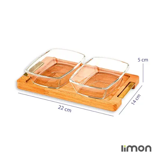 اردورخوری چوبی لیمون 2 خانه