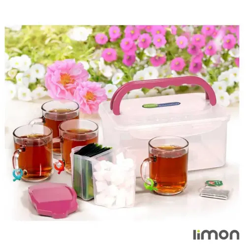 ست چای خوری 4 نفره دسته دار لیمون 1783
