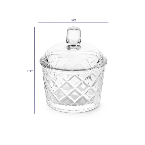 قیمت قندان شیشه ای میلیونه آراد کد 1853ZS-3