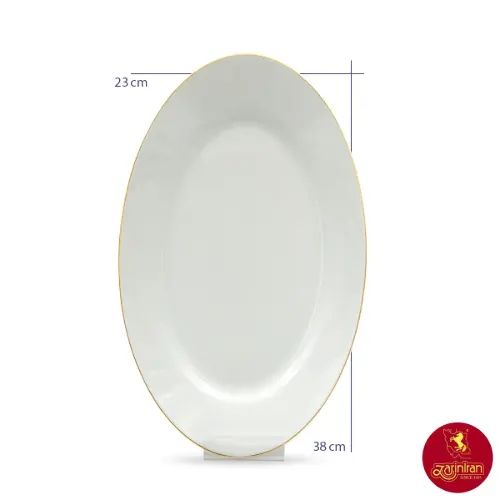 سرویس لب طلا 30 پارچه چینی زرین