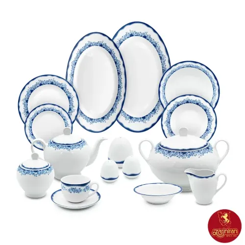 سرویس ماهور 12 نفره چینی زرین ایتالیا اف 102 پارچه