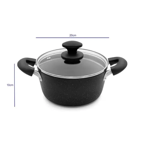 خرید اقساطی قابلمه گرانیتی ساراکوک سایز 20 مدل YWDT-2004 وارداتی