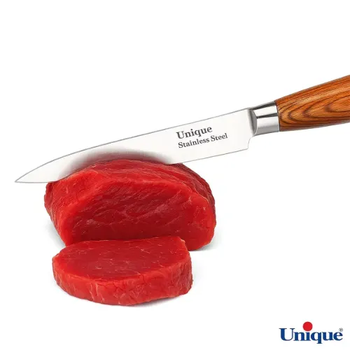 چاقو آشپزخانه یونیک 5 اینچ دسته چوبی UN-5552