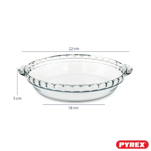 ظرف پیتزا دسته دار پیرکس PYREX