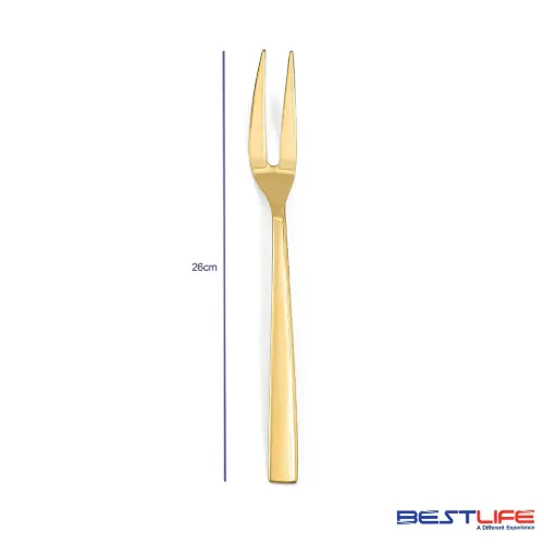 قیمت چنگال سرو بزرگ بست لایف مدل 2FULL GOLDL-M-187
