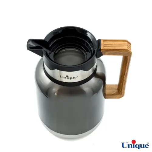 فلاسک دسته چوبی یونیک 1 لیتر بدون شیشه